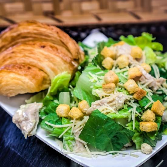 Order Caesar Salad with Croissant food online from Squarz Bakery & Cafe store, Tempe on bringmethat.com