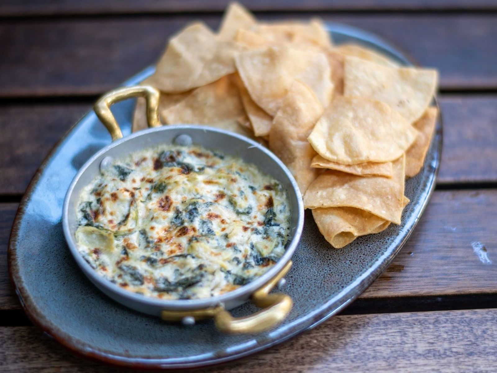 Order Spinach Artichoke Dip food online from Eureka! store, Concord on bringmethat.com