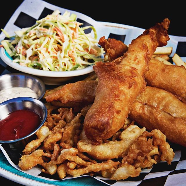 Order Fish and Chips food online from Rex's Seafood And Market store, Dallas on bringmethat.com