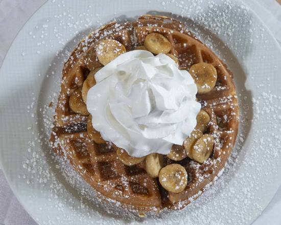 Order Bananas Foster Waffle food online from Bee Brothers store, Romeoville on bringmethat.com