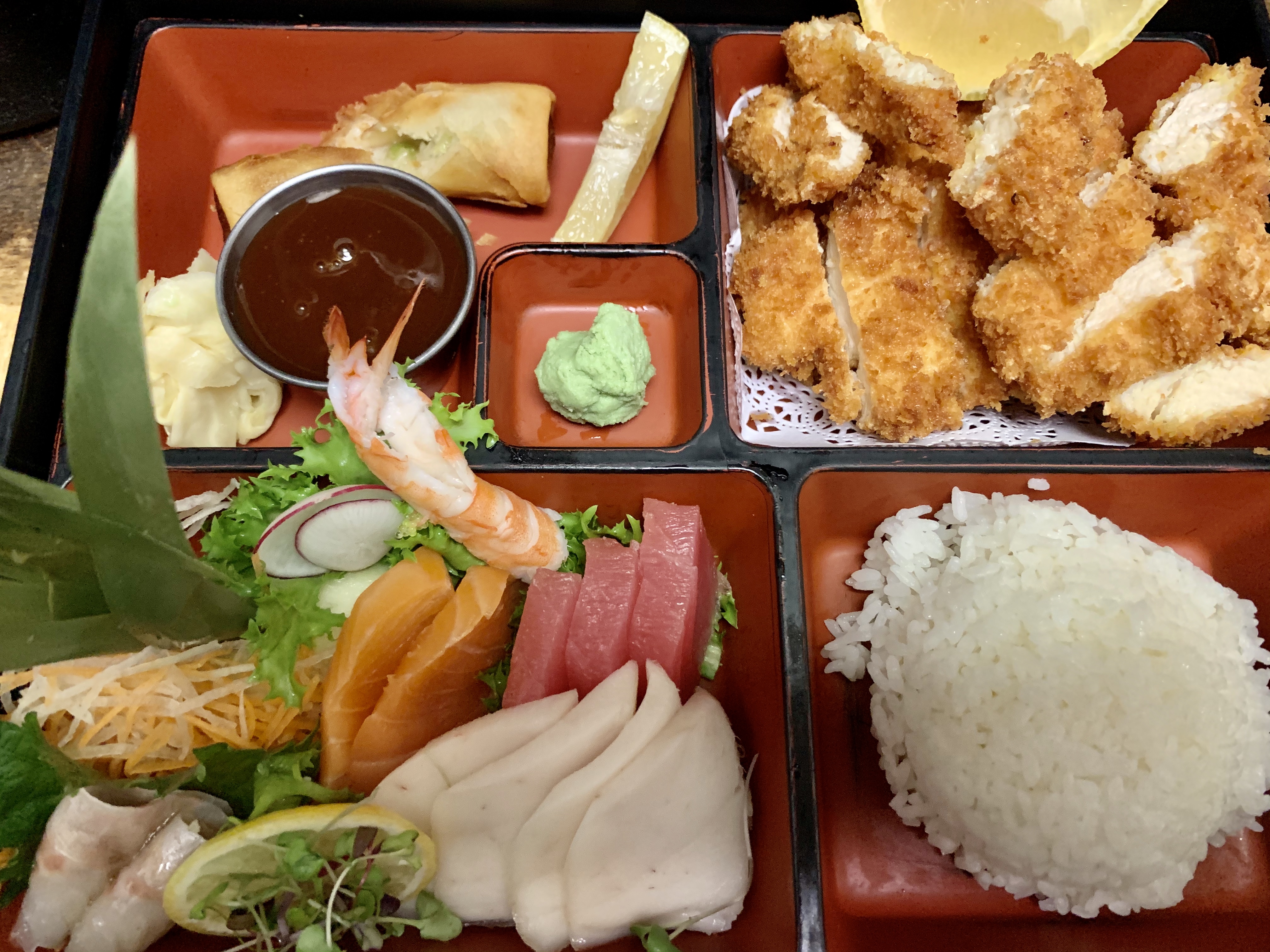 Order Dinner Box food online from Hikaru Sushi store, Orangeburg on bringmethat.com