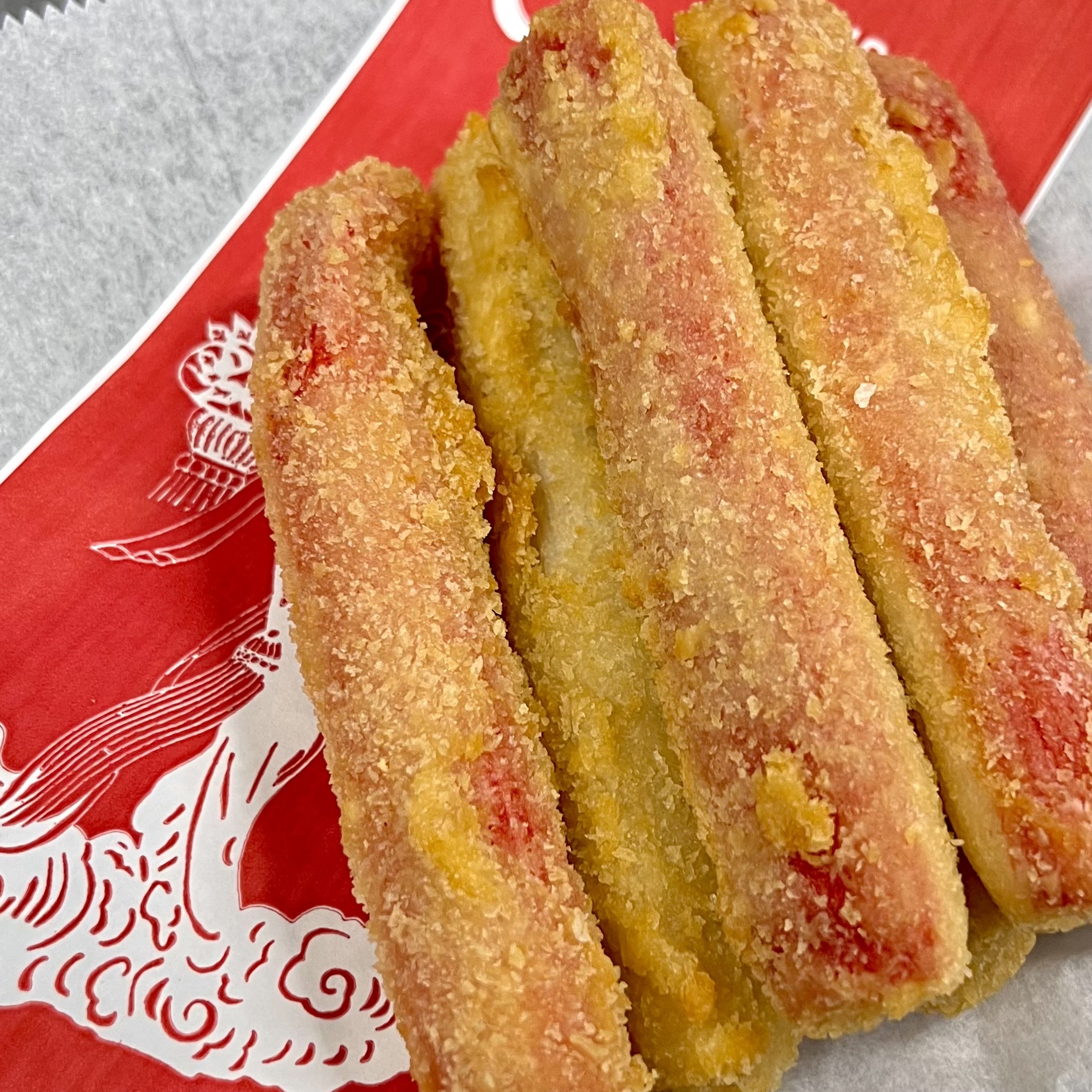 Order 8. Six Fried Crab Sticks food online from Micky Chinese Restaurant store, Gaithersburg on bringmethat.com
