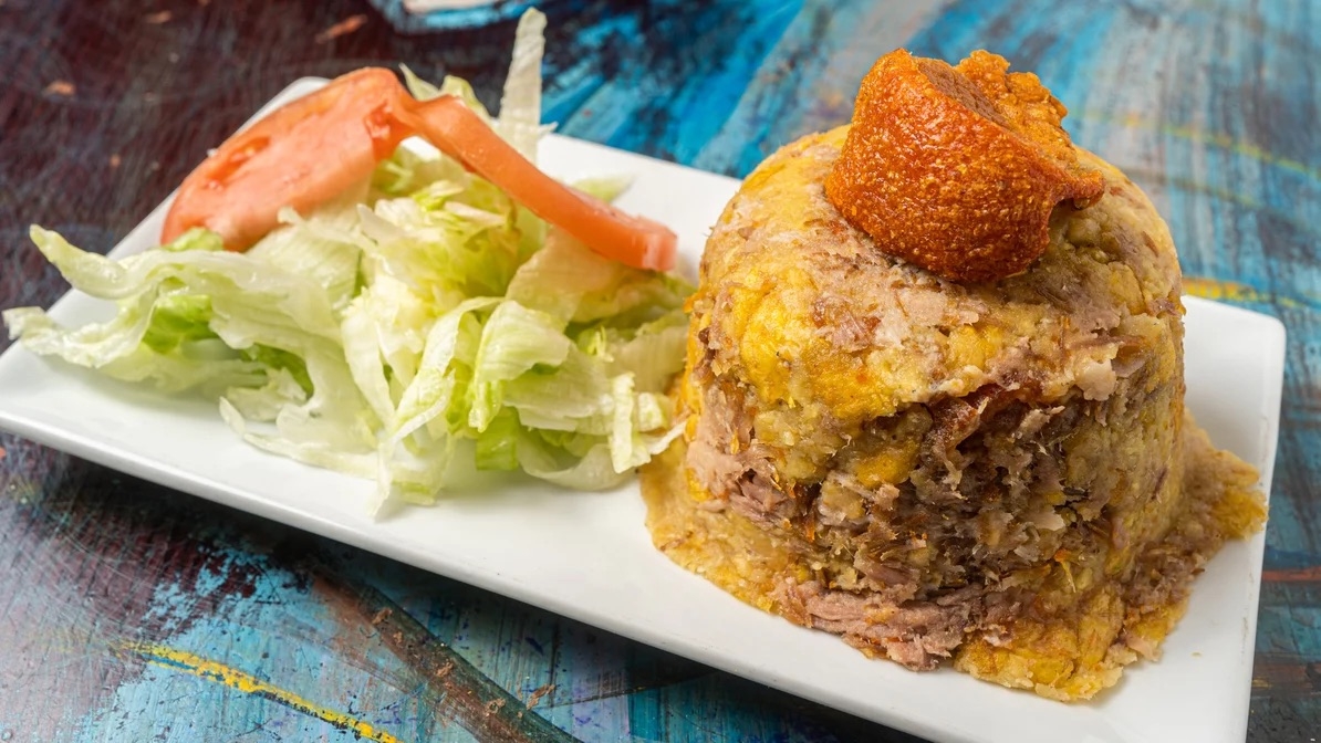 Order Mofongo con Chicharron food online from La Cazuela store, Waterbury on bringmethat.com
