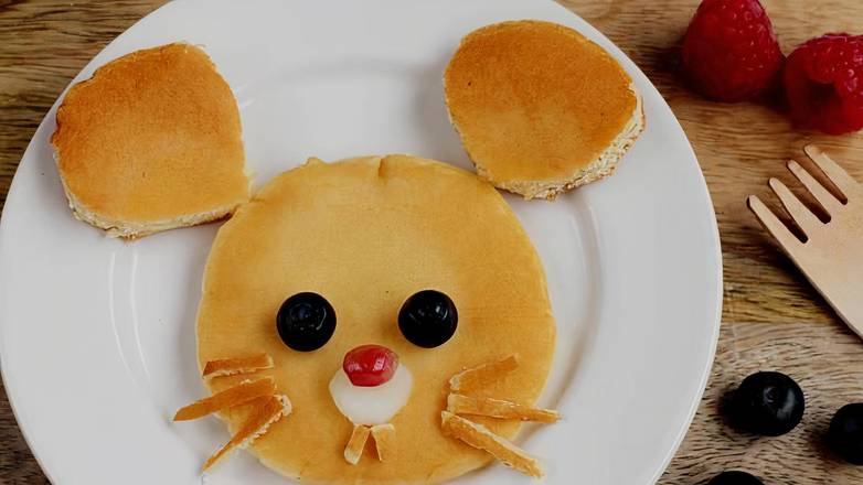 Order Kids' Mickey Mouse Pancake food online from Yolk store, broomfield on bringmethat.com