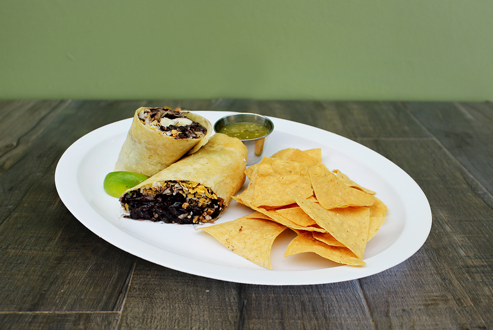 Order Bean & Cheese Trio Burrito food online from Benny's tacos & chicken rotisserie store, Los Angeles on bringmethat.com