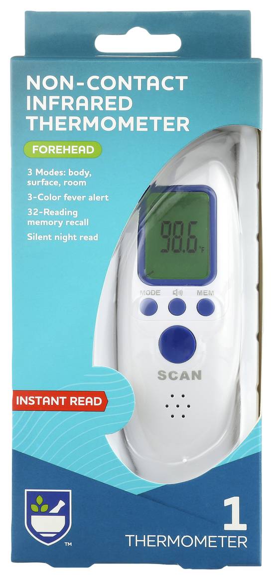 Order Rite Aid Pharmacy Infrared Thermometer No Touch (1 ct) food online from Rite Aid store, Yucca Valley on bringmethat.com