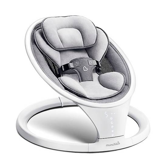 Order Munchkin® Bluetooth-Enabled Musical Baby Swing in Grey food online from Bed Bath & Beyond store, Lancaster on bringmethat.com