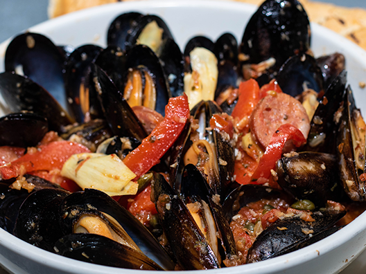 Order Mussels Barcelona food online from Rockfish Seafood Grill store, Arlington on bringmethat.com