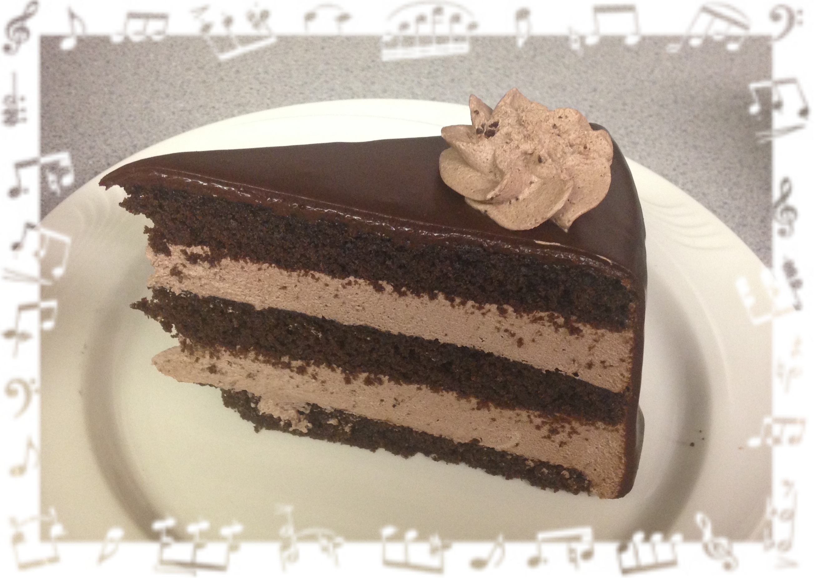 Order Chocolate Mousse Cake food online from Papa Z Restaurant store, Colchester on bringmethat.com