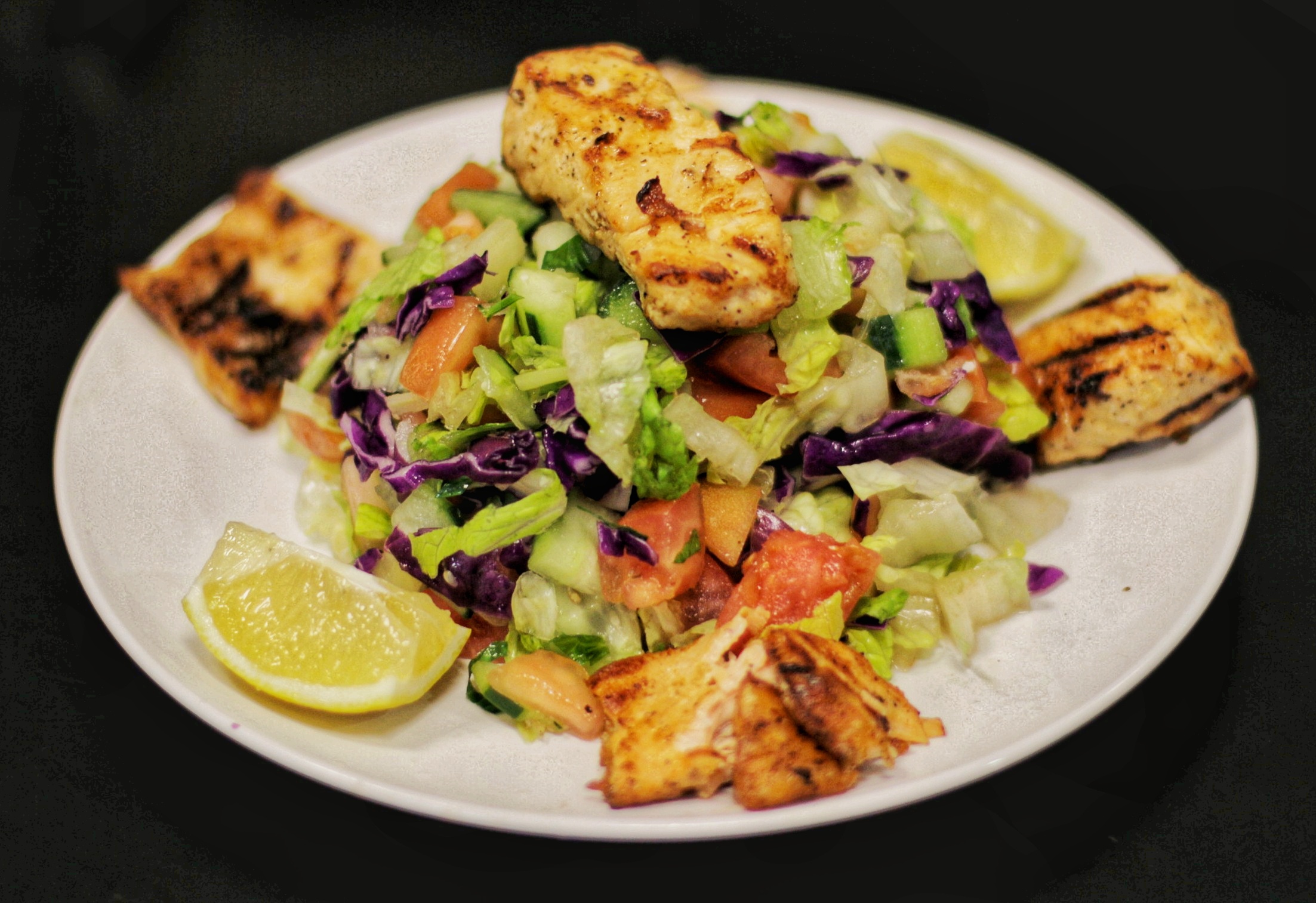 Order Grilled Salmon Salad food online from Taksim square 2 store, Brooklyn on bringmethat.com