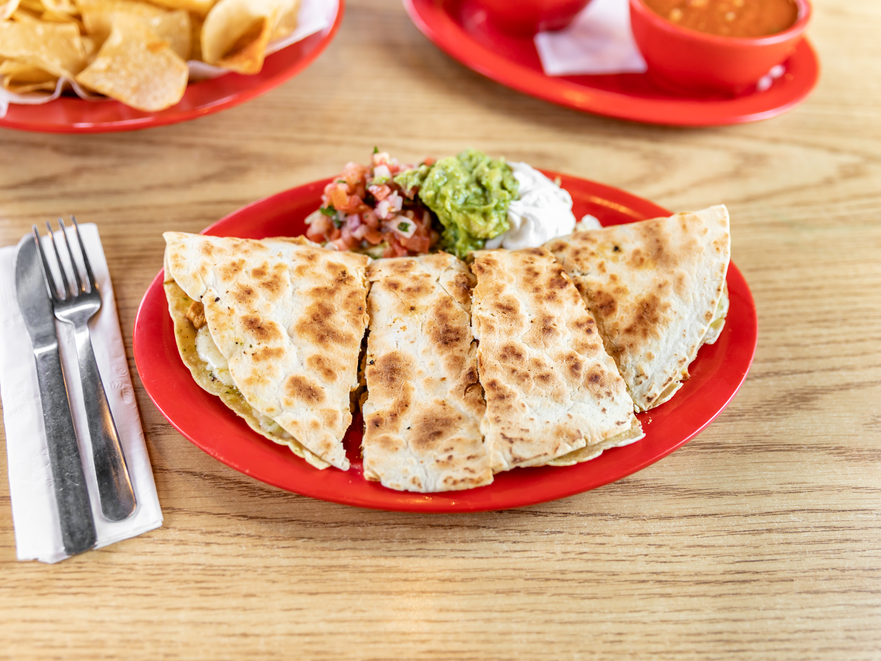 Order Grilled Chicken Breast Quesadilla food online from Maria's Cantina store, Southaven on bringmethat.com