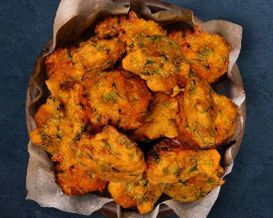 Order Crisp Veggie Fritters food online from Ministry Of Curry store, Fairhope on bringmethat.com