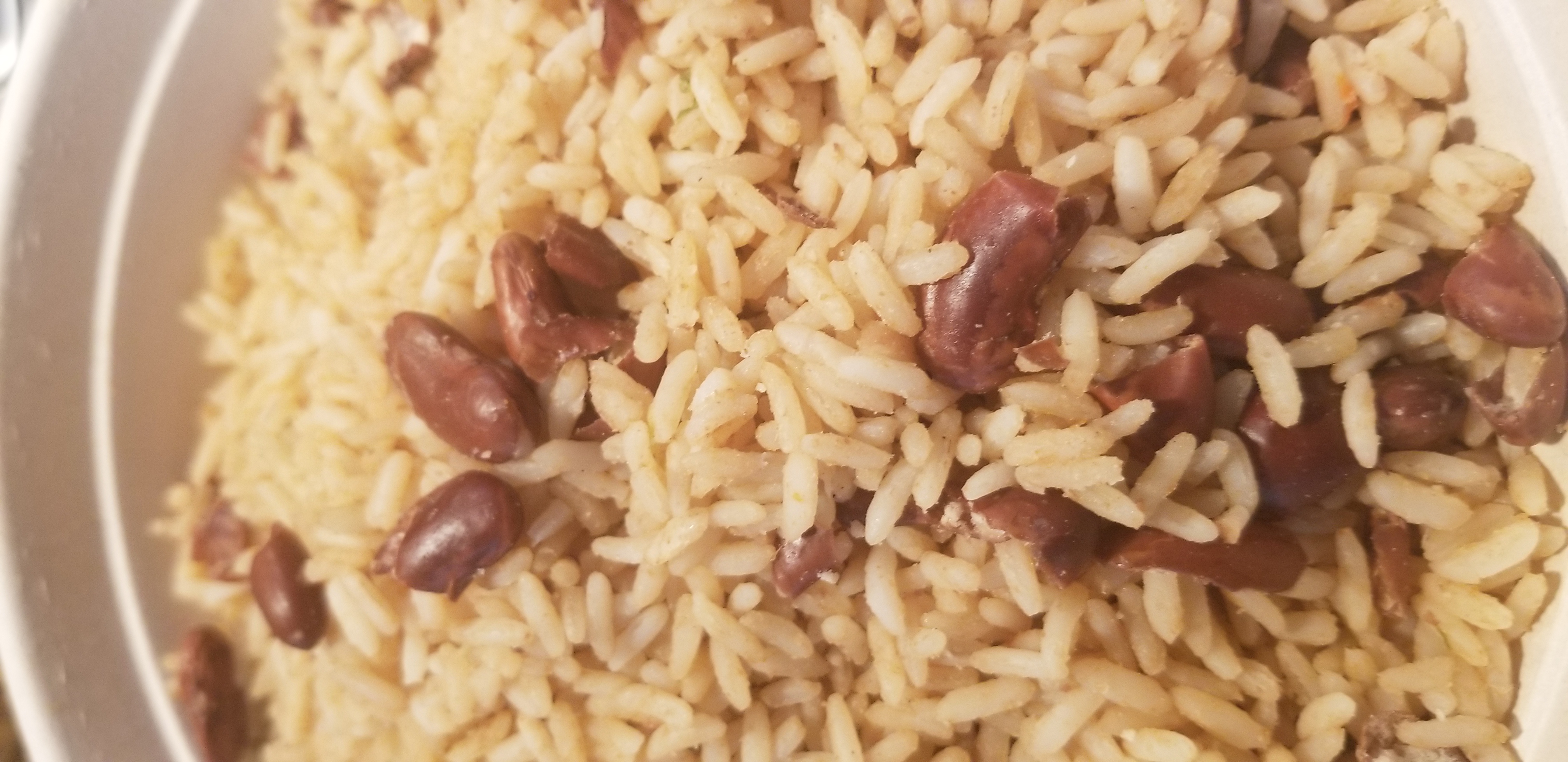 Order Rice and Peas food online from Jerk Off The Grill store, New York NY on bringmethat.com