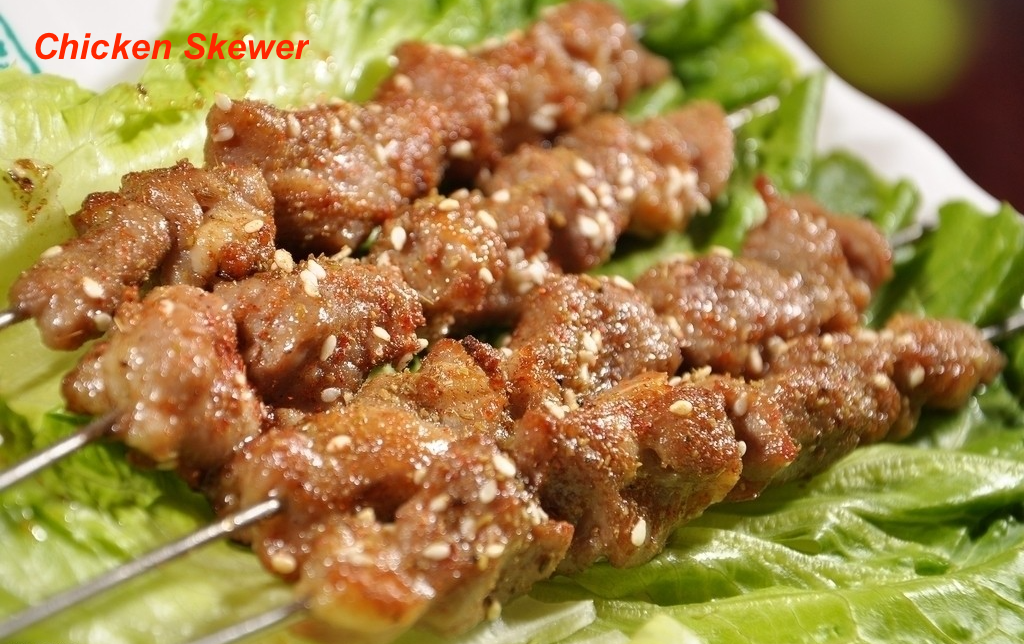 Order Chicken Skewers(4)-鸡串(4) food online from New China Station store, Chicago on bringmethat.com