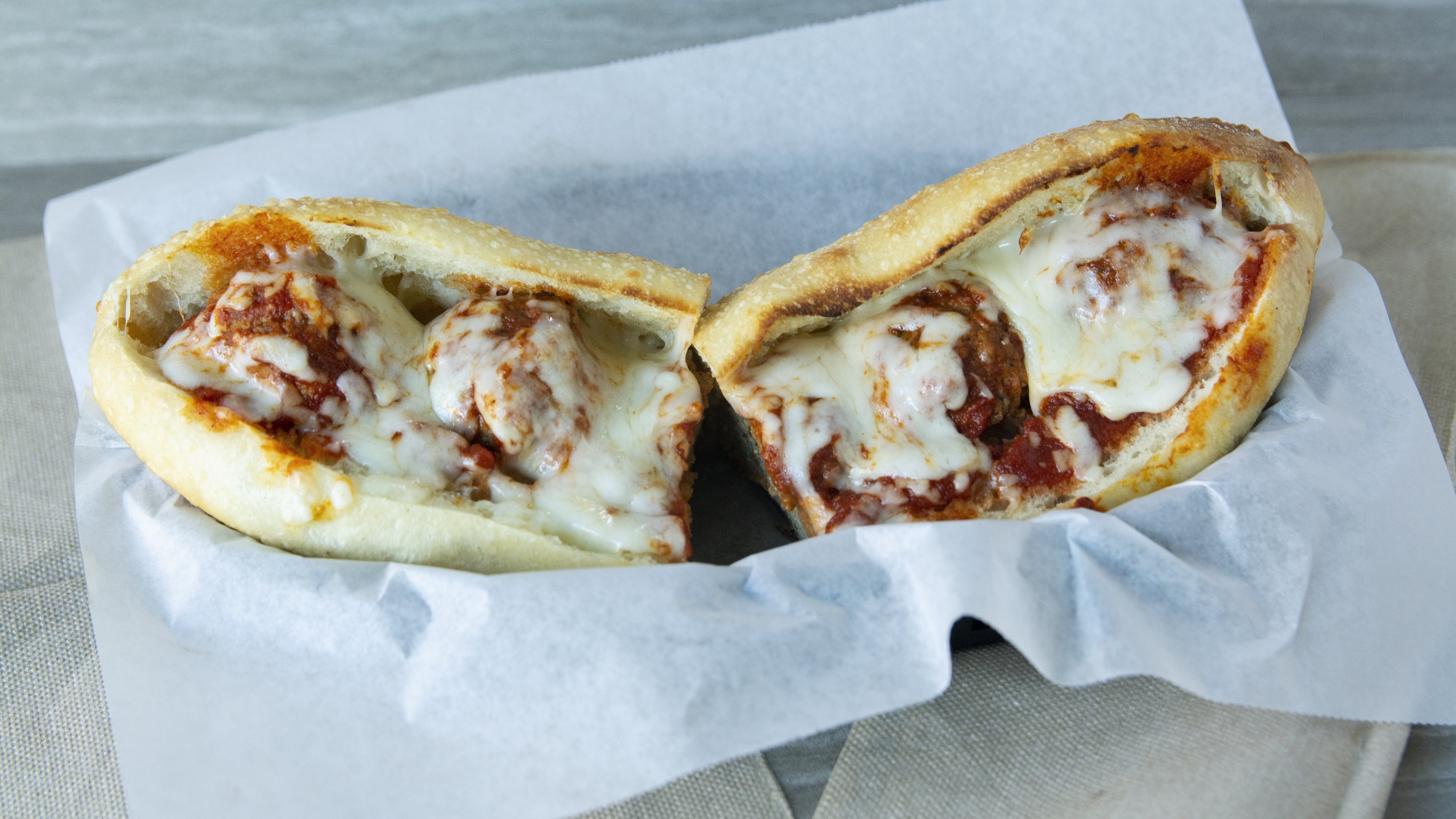 Order Meatball Parmigiana Sub food online from Brothers Pizza store, Harrisburg on bringmethat.com