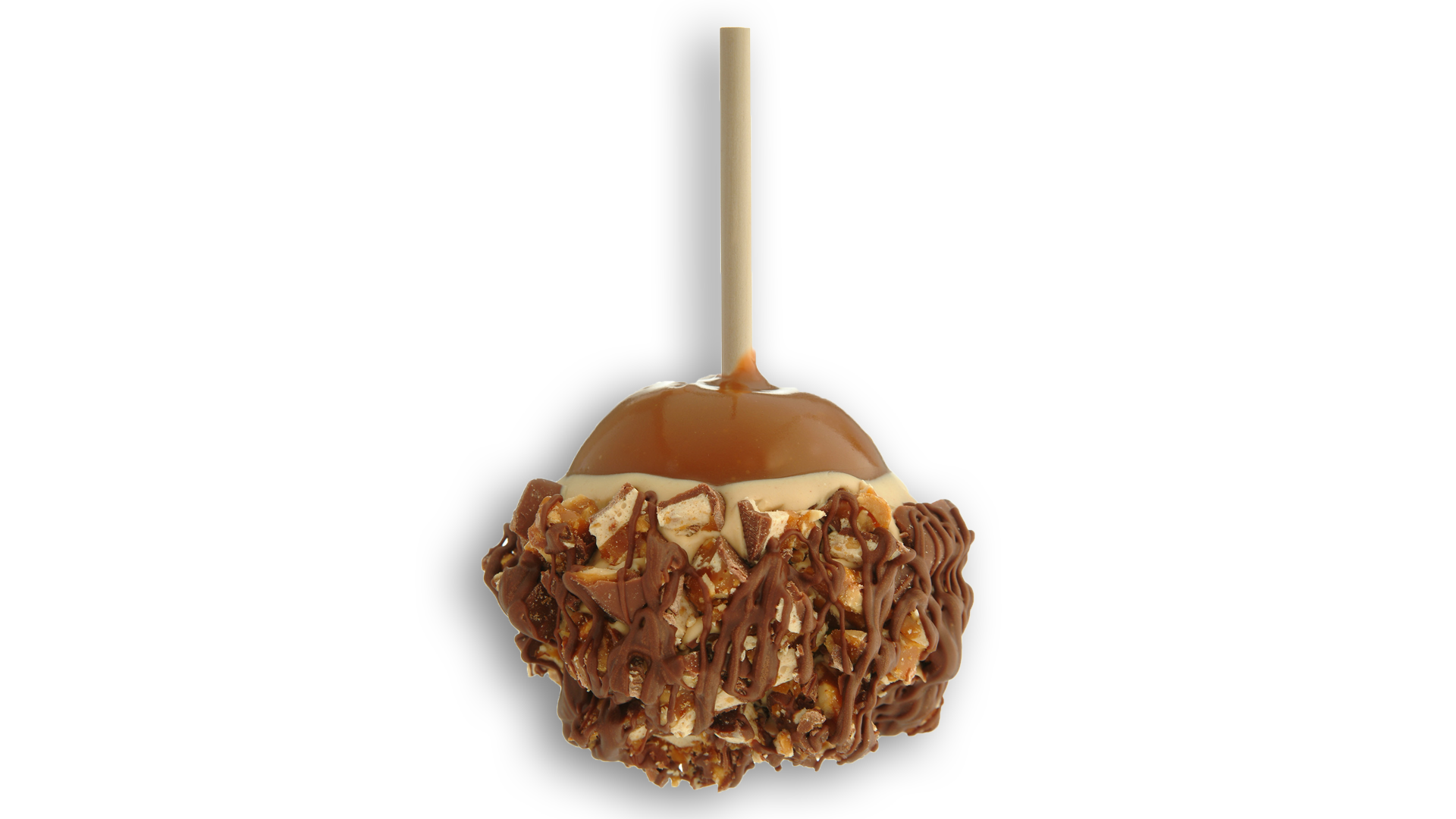 Order Snickers® Apple food online from Rocky Mountain Chocolate Factory store, Huntington Beach on bringmethat.com