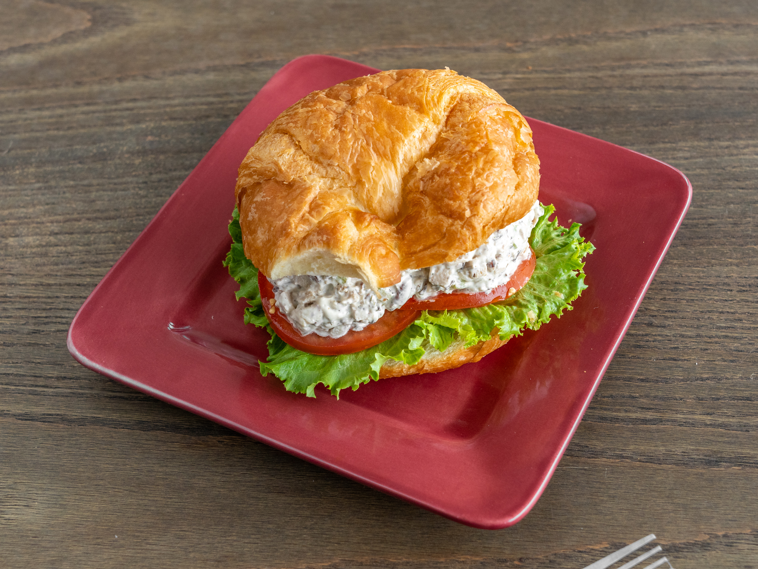 Order Chicken Salad Sandwich food online from Happy Day Cafe store, Live Oak on bringmethat.com