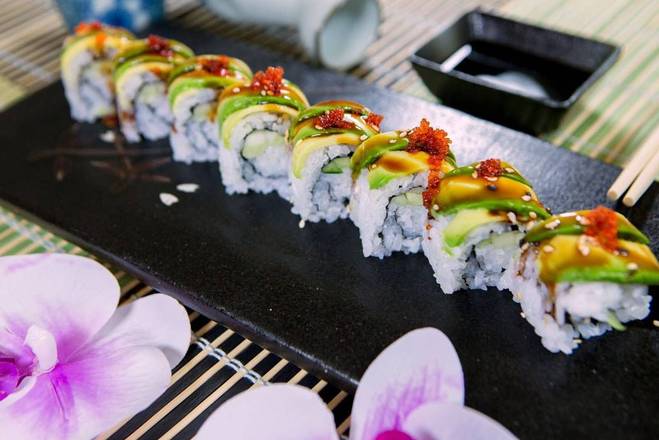 Order Caterpillar Roll food online from Dragon Palace store, Gresham on bringmethat.com