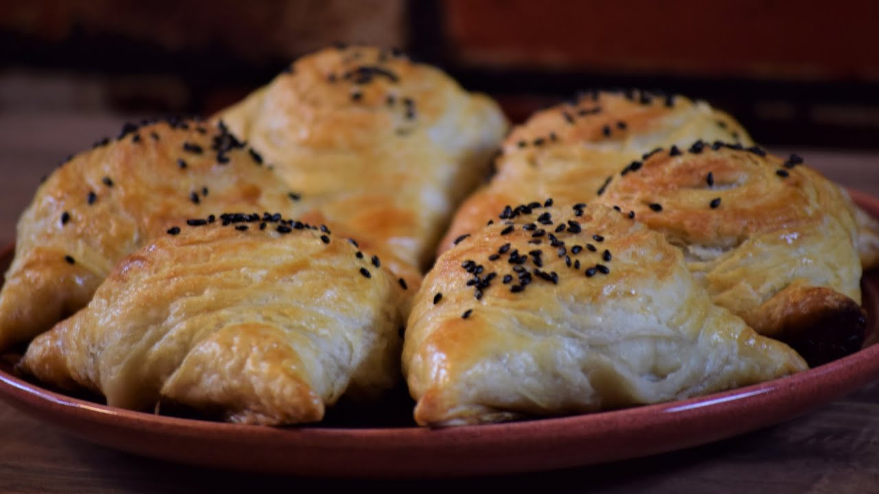 Order Samsa - Minced Lamb Turnover - 1 piece food online from Cafe Gourmand store, Staten Island on bringmethat.com