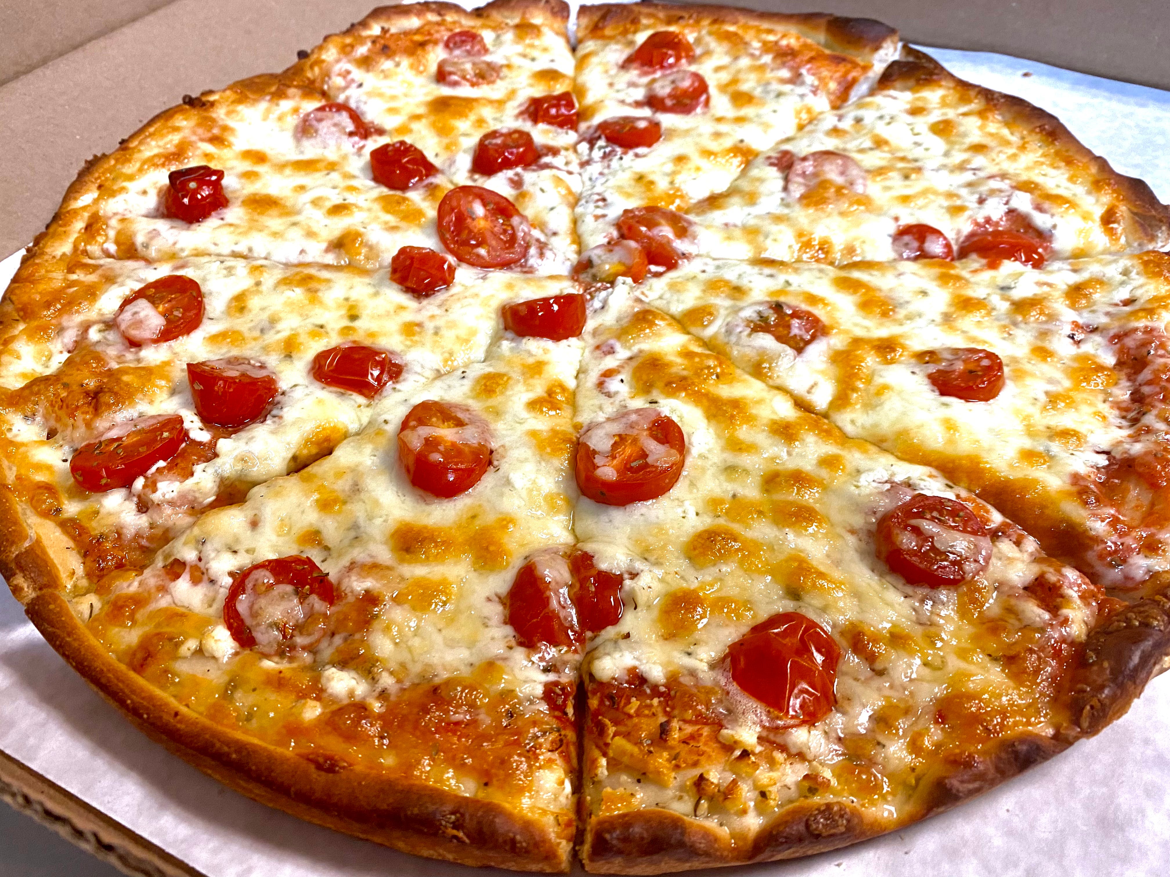 Order Margherita Pizza - Small food online from Royal Pizza store, Norwood on bringmethat.com