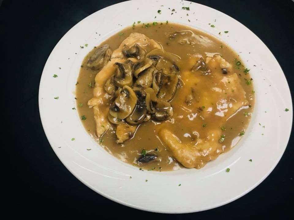 Order Chicken Marsala Lunch - Entree food online from  Bella Italia Restaurant store, Wappingers Falls on bringmethat.com