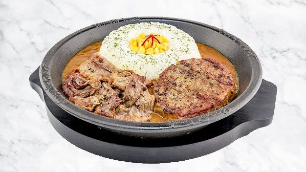 Order Sizzling Curry - Double Meat food online from Pepper Lunch store, Irvine on bringmethat.com