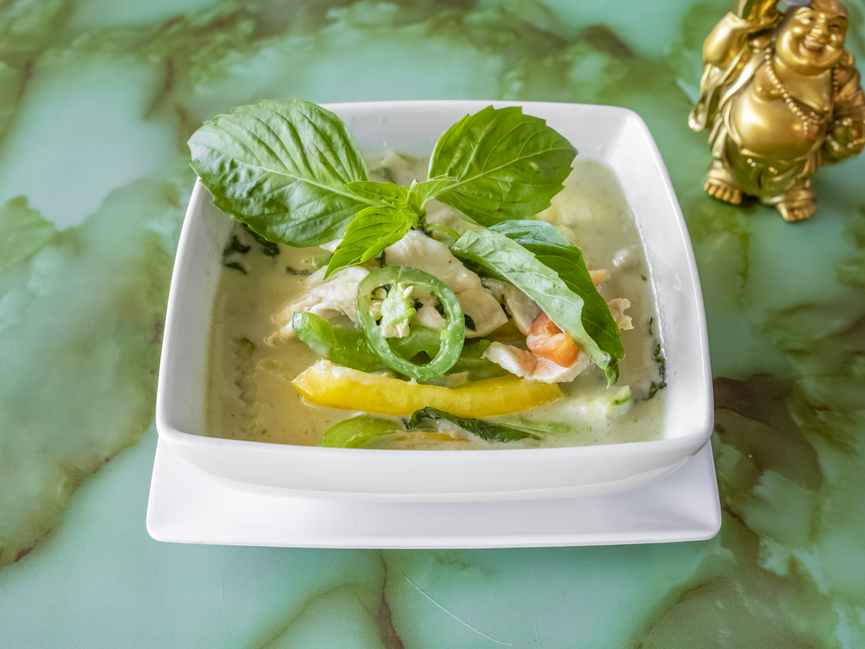 Order 41. Green Curry food online from Thai Pakse Restaurant store, Fort Worth on bringmethat.com