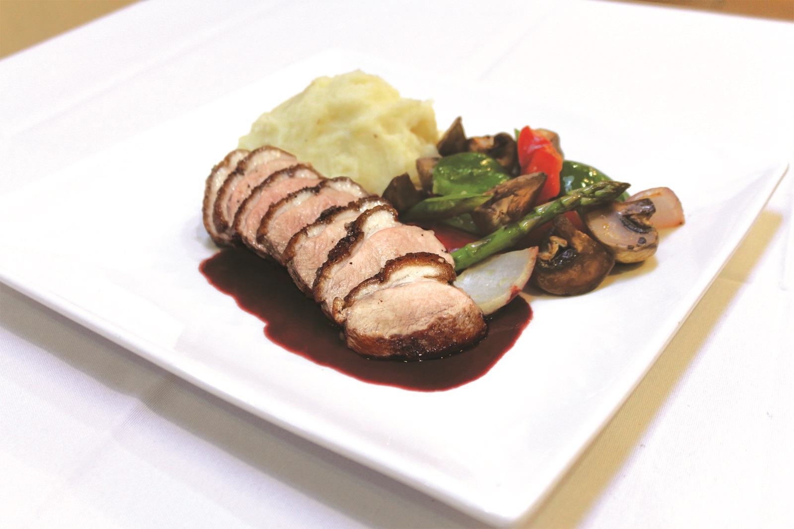 Order Roasted Duck Breast food online from Sage Bistro store, Alhambra on bringmethat.com