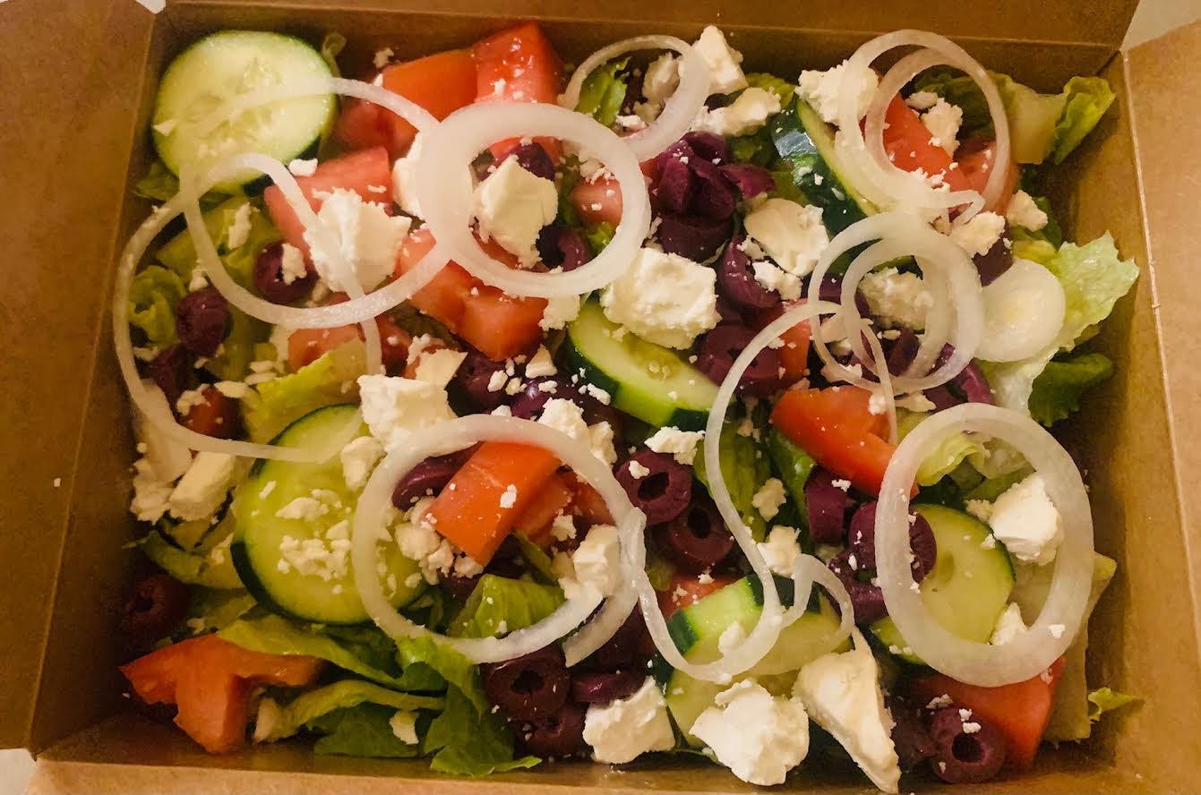 Order Greek Wedge Salad - Salad food online from Bricklyn Pizza store, Brooklyn on bringmethat.com