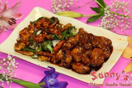 Order A14. Dragon and Phoenix food online from Sunny's Chinese Noodle House store, Green Bay on bringmethat.com