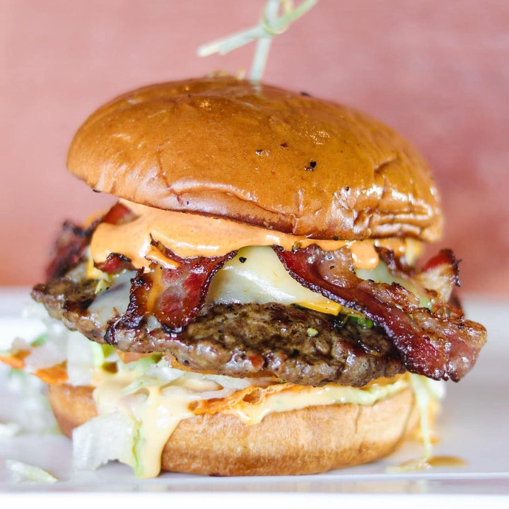 Order Jalapeno Crunch Burger food online from Kabob Korner store, Houston on bringmethat.com