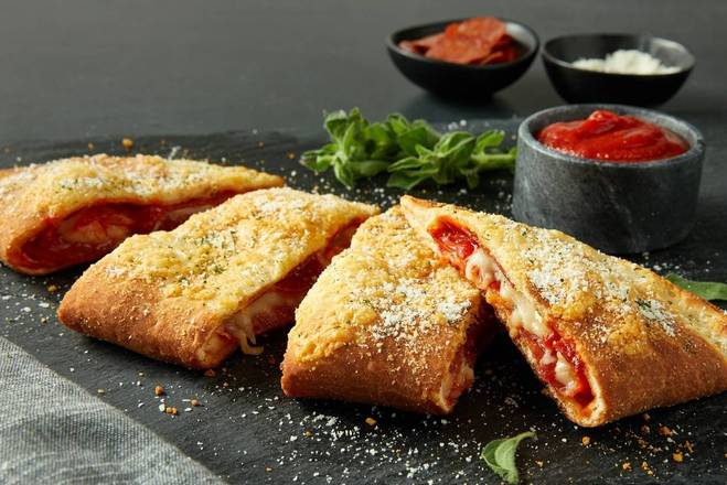 Order Calzone Pepperoni food online from Donatos Pizza -1710 State Rd store, CUYAHOGA FALLS on bringmethat.com