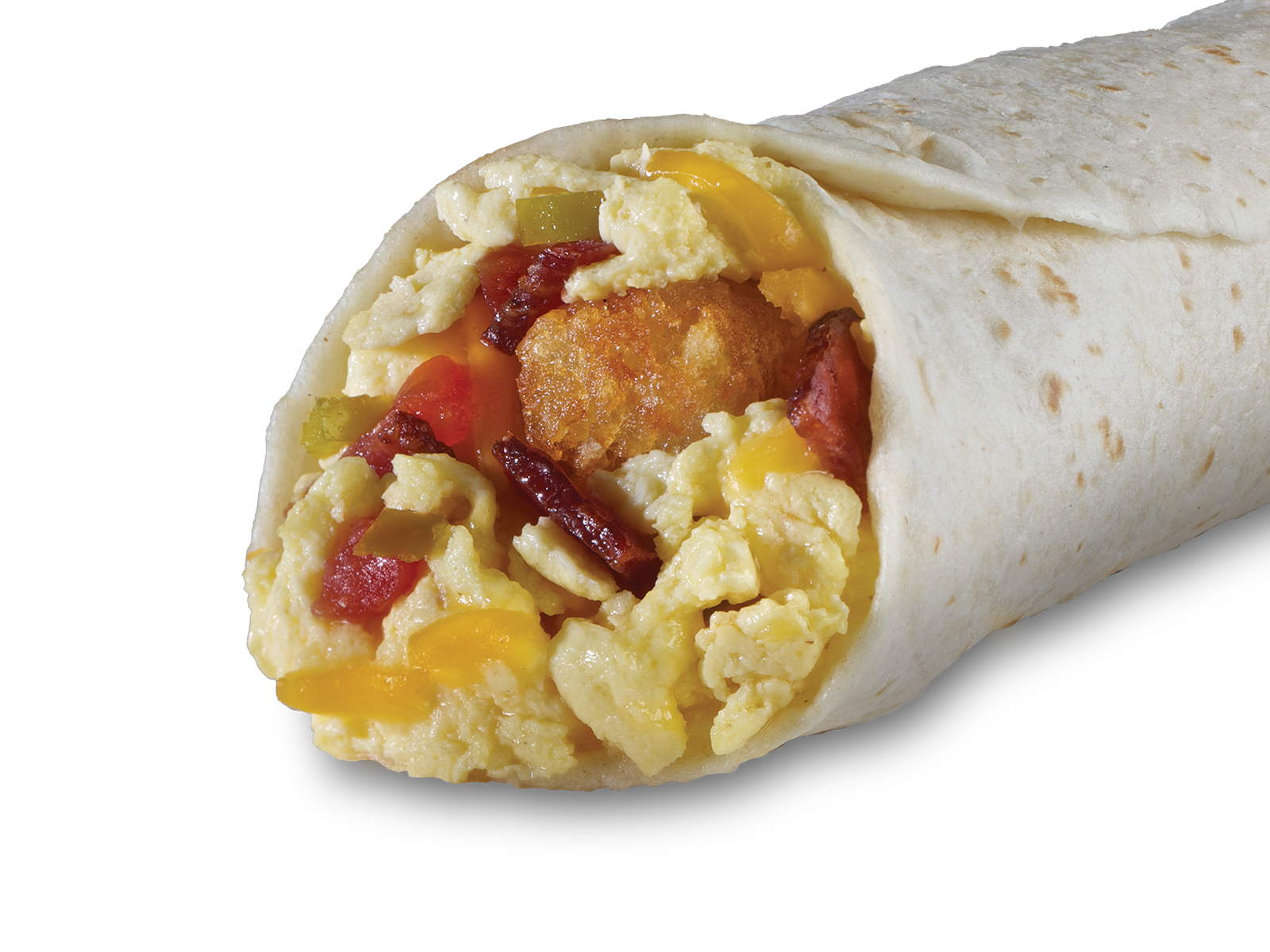Order Bacon and Egg Burrito Breakfast food online from Taco Time store, Salt Lake City on bringmethat.com