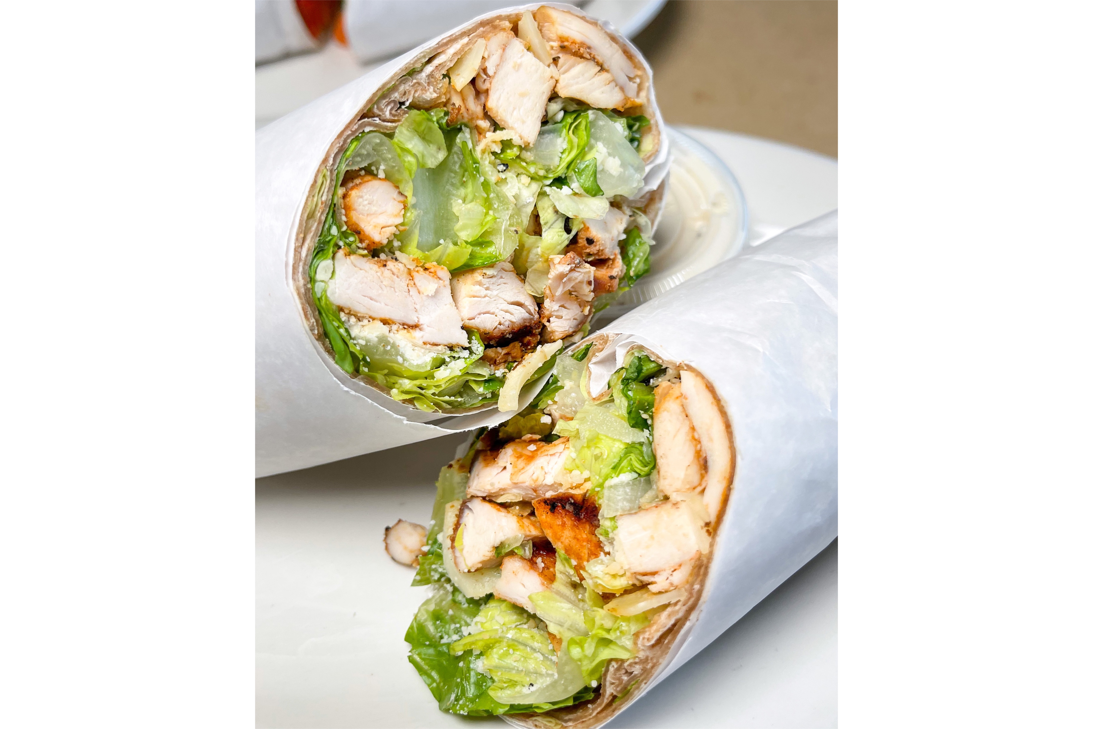 Order Chicken Caesar Wrap food online from Mario's Pizzeria store, Syosset on bringmethat.com