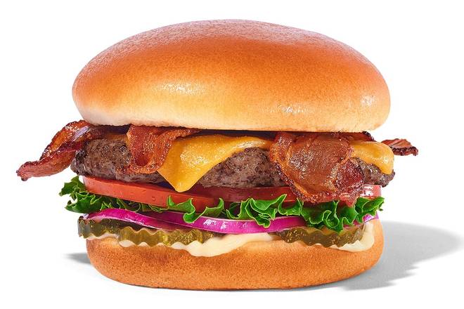Order Bacon Cheeseburger food online from Burgerville #26 store, Newberg on bringmethat.com