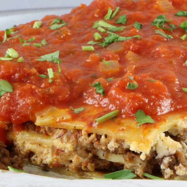 Order Meat Lasagna Dinner food online from Little Mazen Pizza store, Simsbury on bringmethat.com