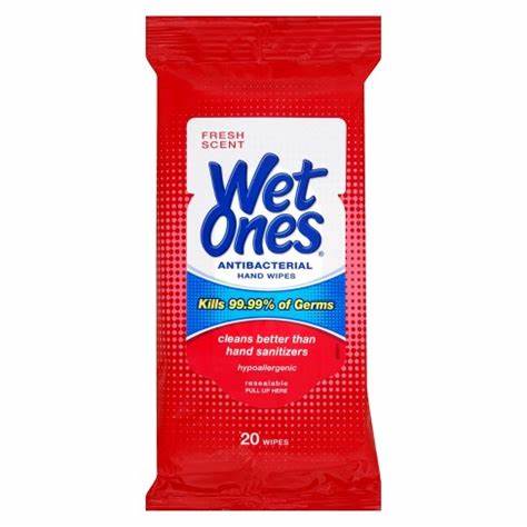 Order Wet One Antibacterial Wipes food online from Green Valley Grocery- #01 store, Henderson on bringmethat.com