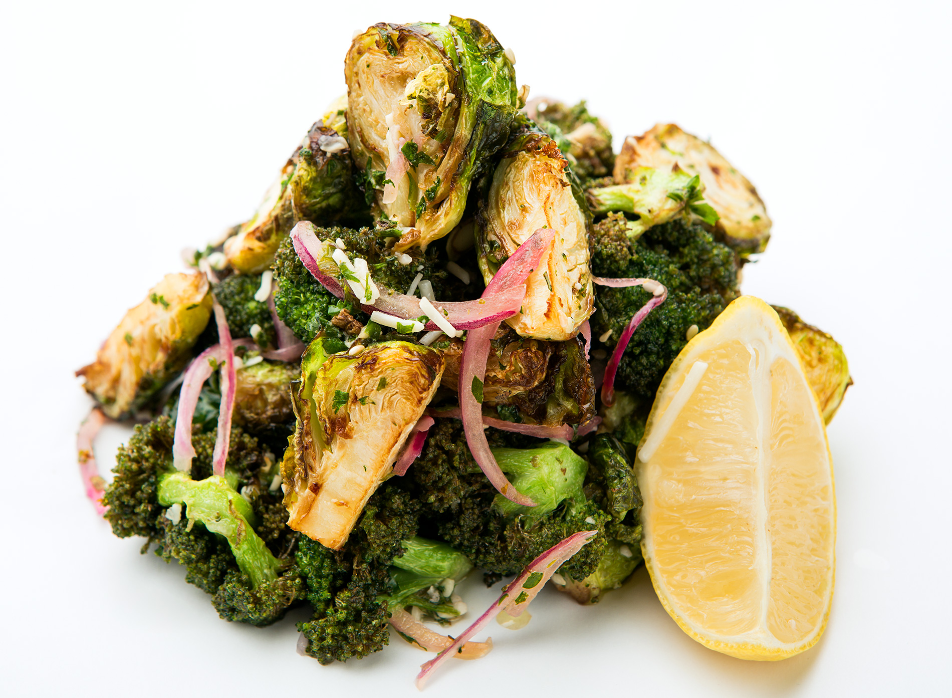 Order Broccoli and Brussels Sprouts food online from Pier 76 Fish Grill store, Riverside on bringmethat.com