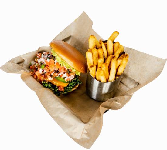 Order Spicy Jack Burger food online from The Greene Turtle store, Wilmington on bringmethat.com
