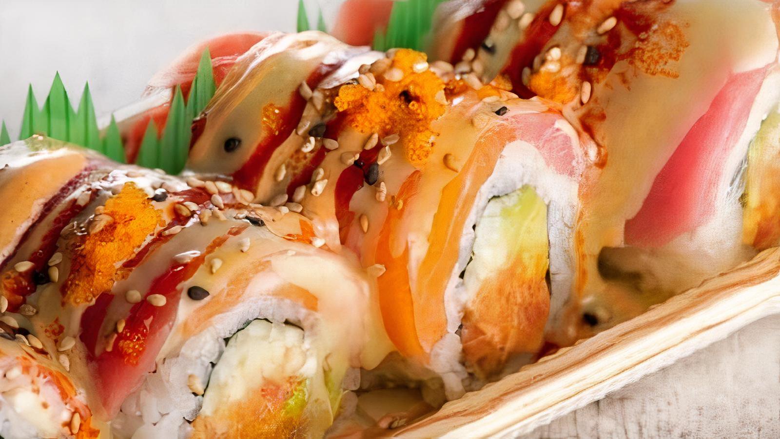 Order Raw Volcano Roll food online from Hava Java store, Monsey on bringmethat.com