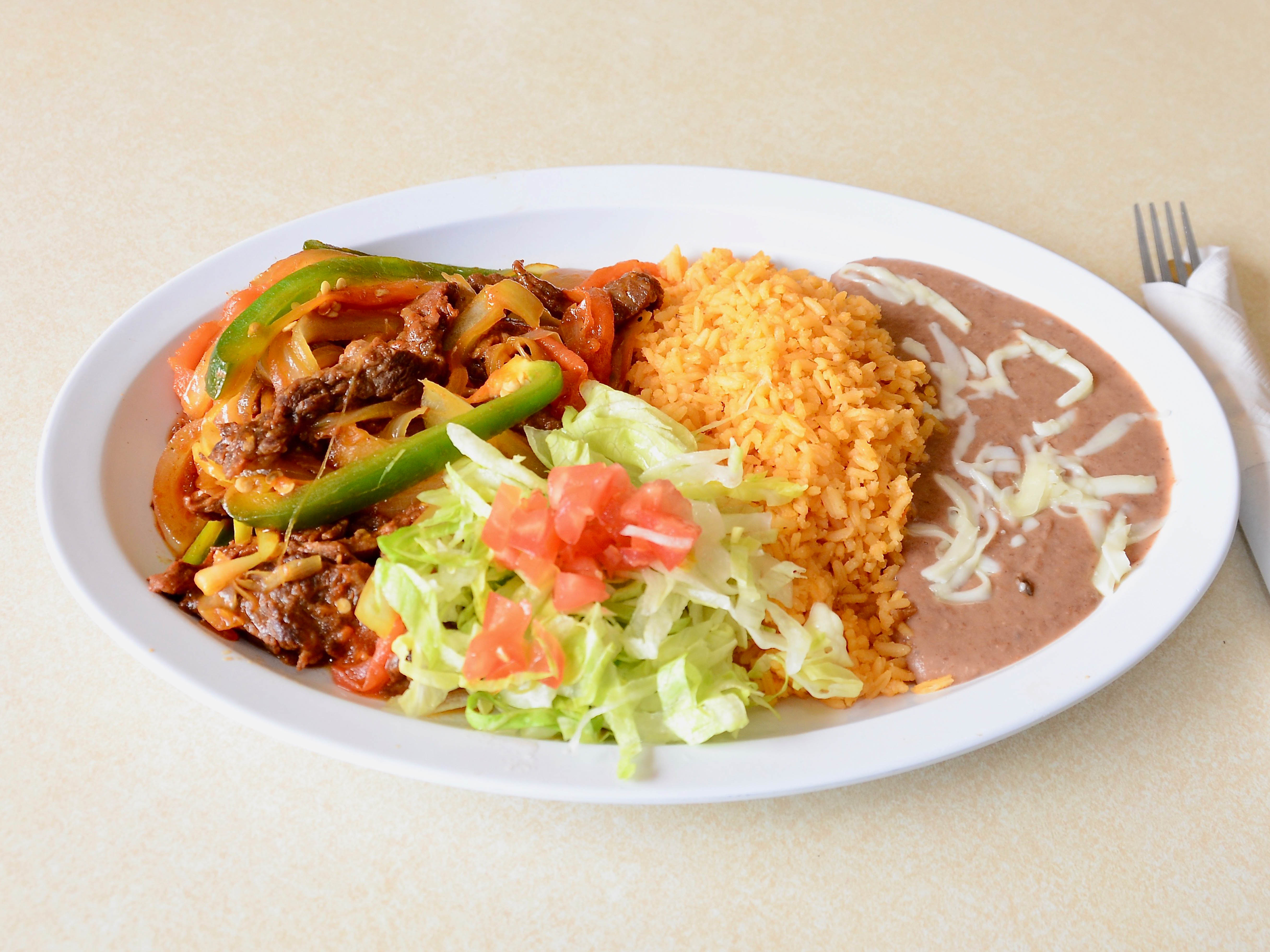 Order Bistec a La Mexicana  food online from Fast burrito store, Chicago on bringmethat.com
