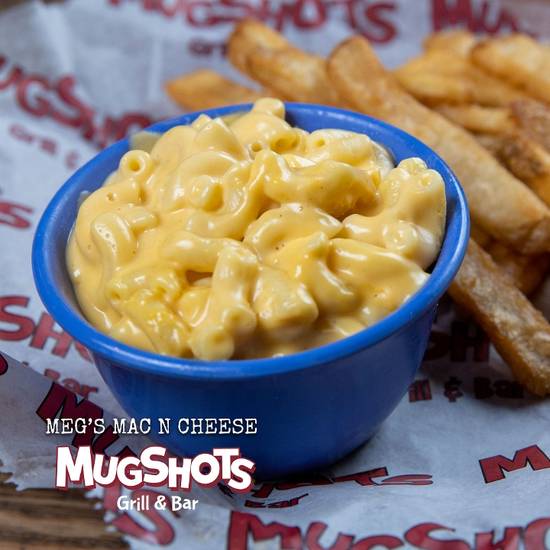 Order MEG'S MAC-N-CHEESE food online from Mugshots Grill & Bar store, Starkville on bringmethat.com