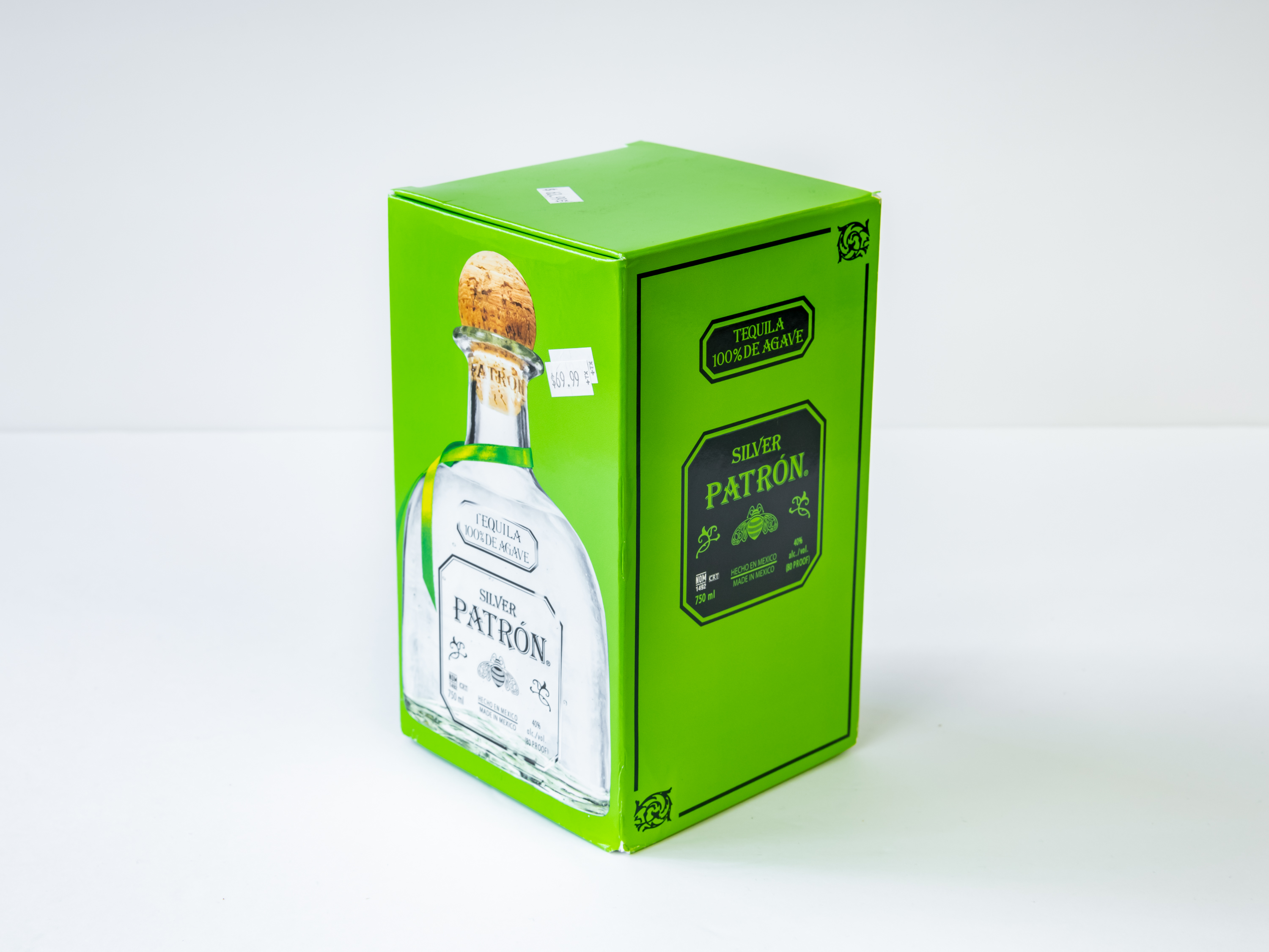 Order Patron Silver Tequila 750 ml food online from Haight & Cole Liquors store, San Francisco on bringmethat.com