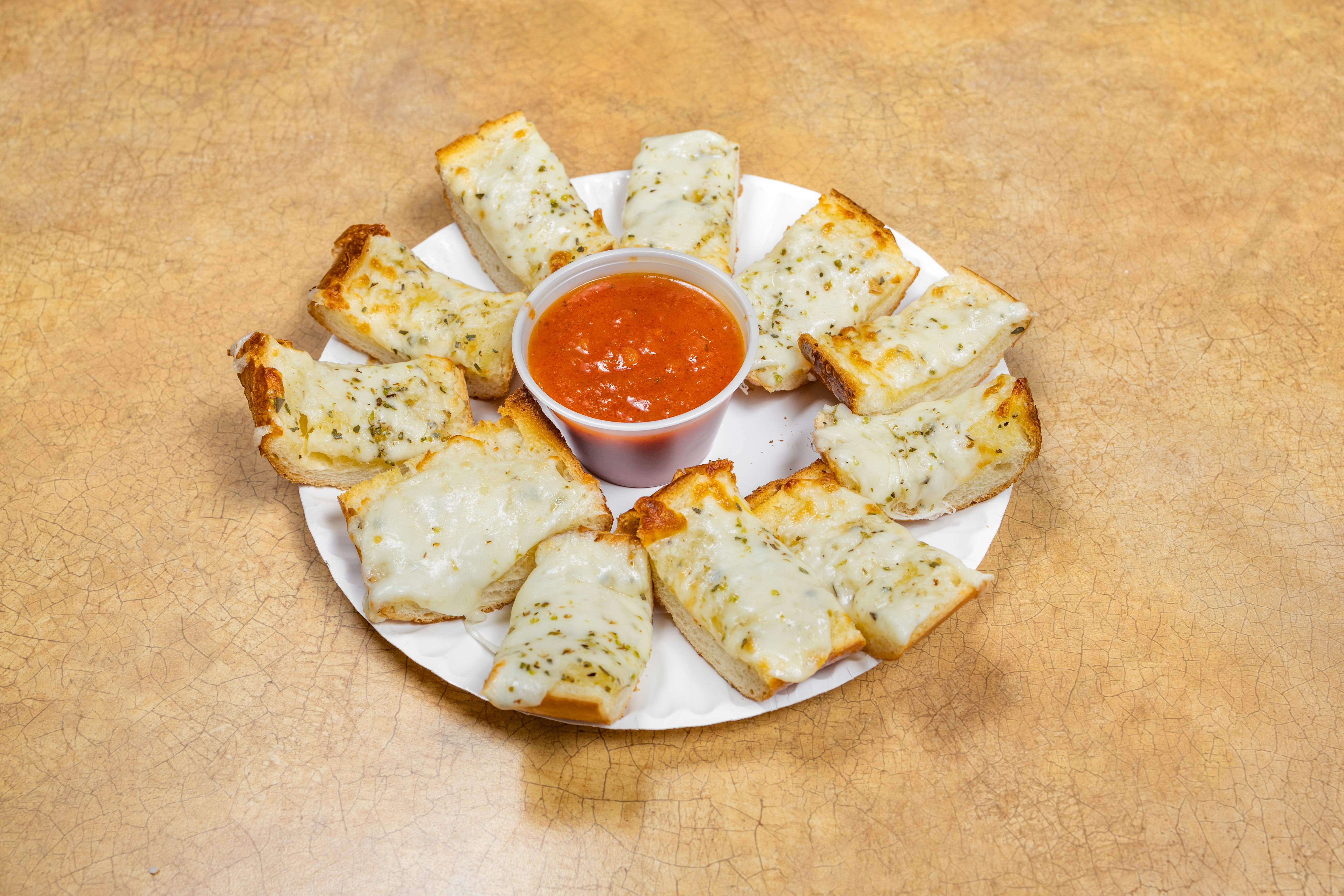Order Garlic Cheese Bread - Appetizer food online from Brother Pizza Express store, Houston on bringmethat.com