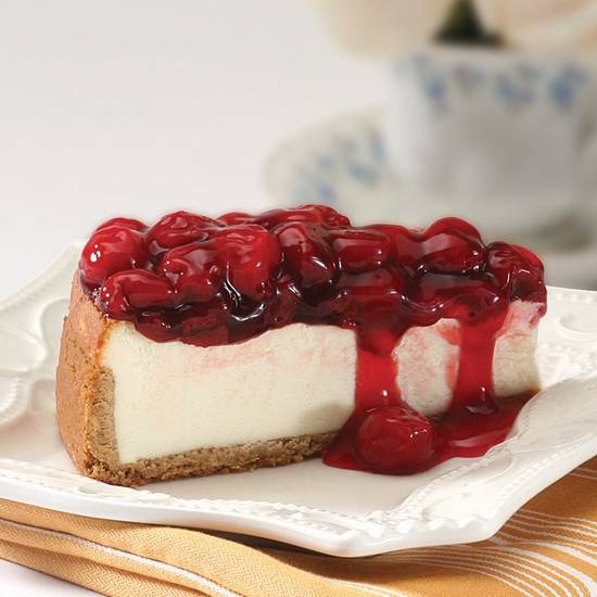 Order Cheesecake w/Cherries food online from Elizabeth Pizza store, Eden on bringmethat.com