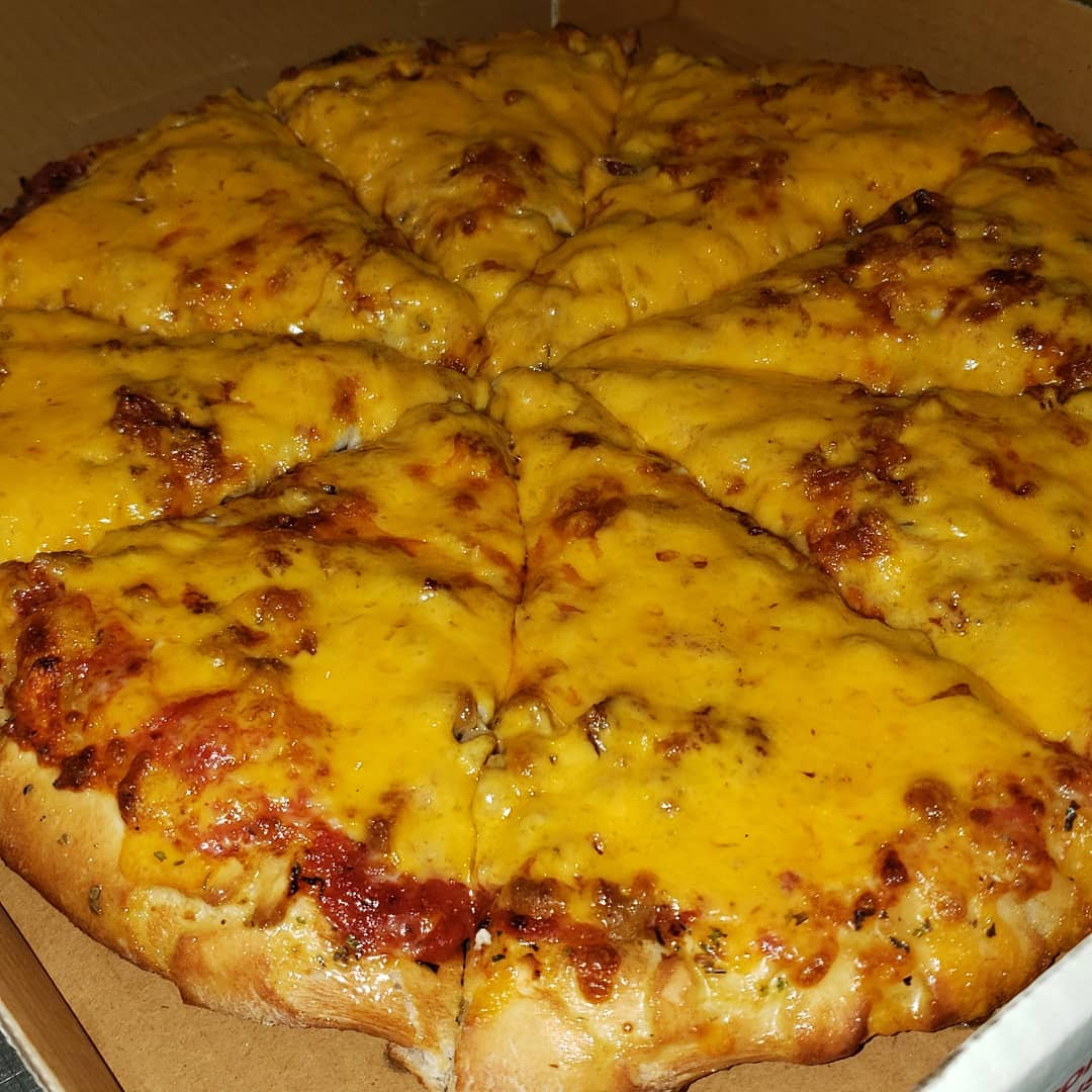 Order Double Double Burger Pizza food online from Dan Pizza Co store, Webster on bringmethat.com