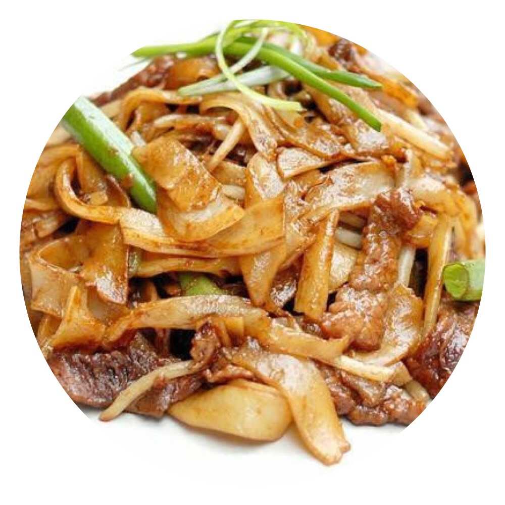 Order  Stir-Fry Beef with Flat Dry Noodles 干炒牛河 food online from Mad Noodles store, Pittsburgh on bringmethat.com