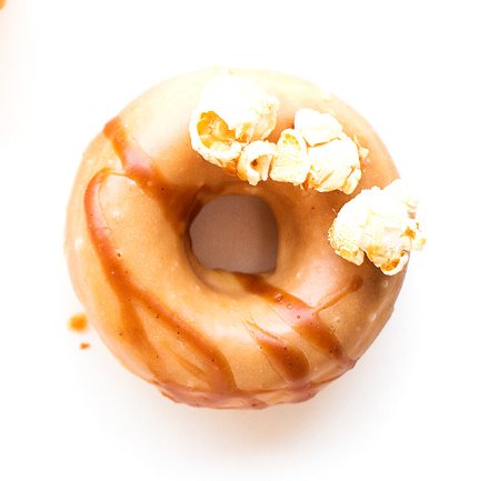 Order Salted Carmel Donut food online from Giggles Of Decatur L.L.C. store, Decatur on bringmethat.com