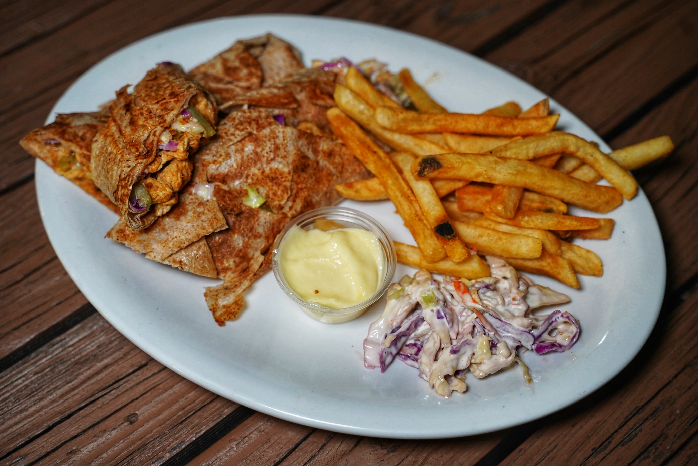 Order Chicken Shawarma Wrap food online from Antika Cafe And Grill store, Houston on bringmethat.com