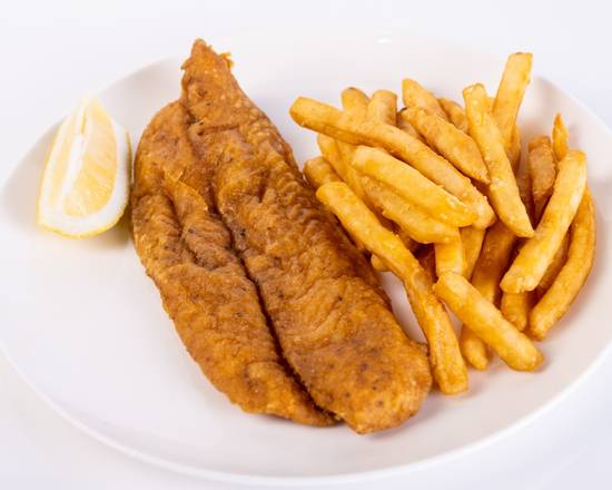 Order Fried Fish and Fries food online from New York Chicken & Gyro store, Los Angeles on bringmethat.com